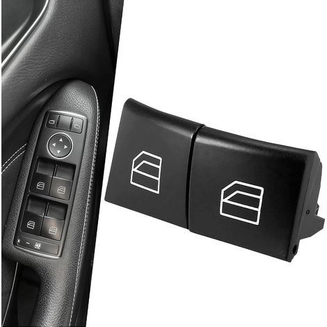 Lot de 2 interrupteurs de lève-vitre côté conducteur pour W169 Classe A W169 B W245 ML W164 R W251 GL X164, A1698206710 A2518300290 (1/5)