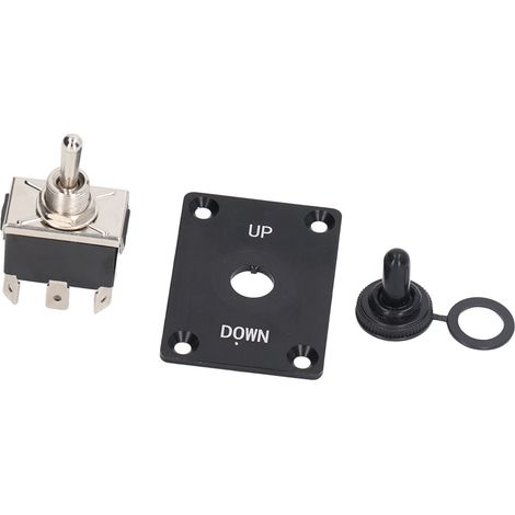 Interrupteur à bascule 3 positions 6 broches, momentané ON-OFF pour moteur, contrôle AC 20A 250V, camping-car, pièce de rechange (1/5)