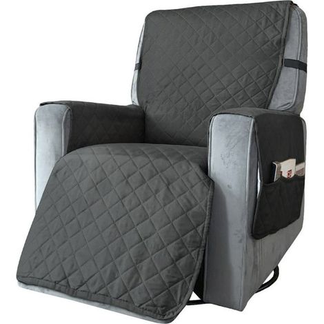Housse de fauteuil imperméable, serviette anti-taches pour canapé, coussin protecteur pour animaux, couleur unie, housse pour chaise berçante et fauteuil de massage, protection de canapé, décoration i (1/5)