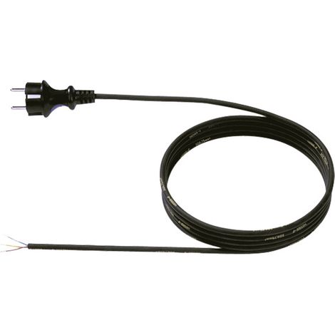 BACHMANN Cavo di alimentazione H07RN-F 3G1.50 5,0m nero 32/AEH, 322.186