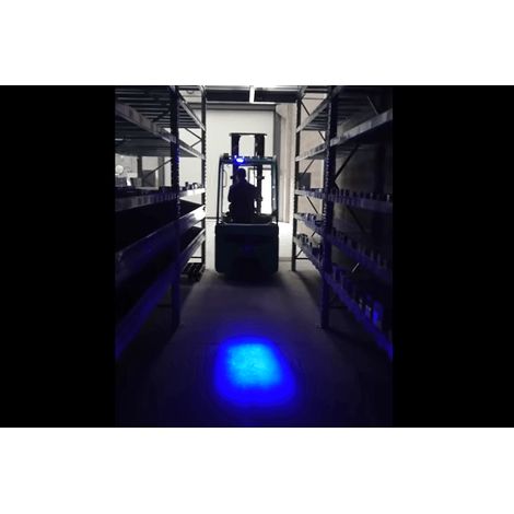 Lampada Faretto Fanale Led Per Carrello Elevatore Muletto Luce Blu 9V-60V 20W Avvertimento Visiva Segnalazione (1/3)