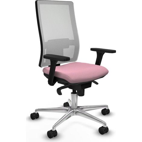 Piqueras y Crespo Horna Chaise de bureau rose confortable (1/3)