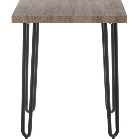 Interiors By Premier Sleek Borough Side Table, Slightly Angled Legs Table By The Couch, Veneer Top Bed Side Table For Bedroom (1/4)
