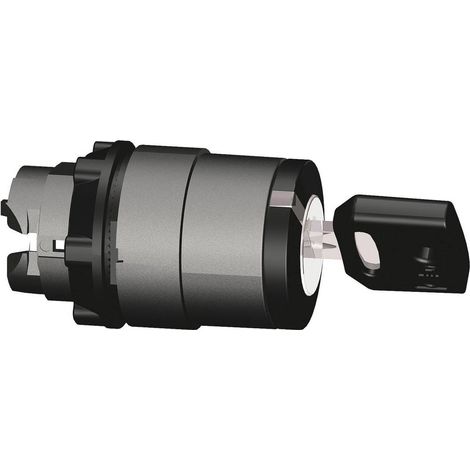 Schneider Electric Selettore a chiave nero 22 mm di diametro (1/3)
