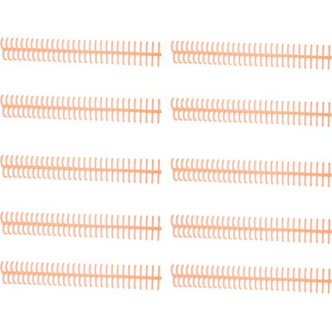 10 Spirales de Reliure 16mm pour 130 Pages, Peigne 30 Trous, Kit de Reliure Orange (1/5)