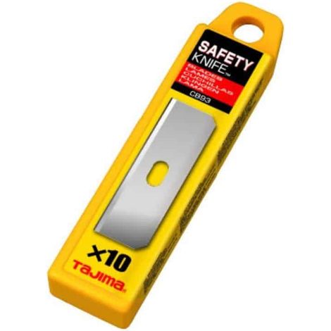 TAJIMA Boîte 10 lames pour couteau Safety Knife - CB93H/Y1