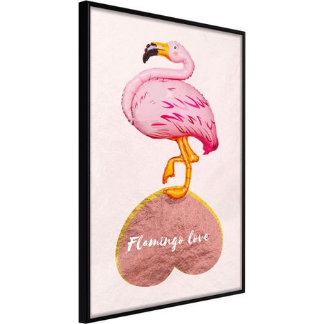 Affiche Murale Encadrée "Everybody Needs Love" 21 x 30 cm Noir
