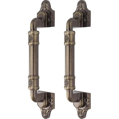 2 poignées de porte grange antiques, poignée coulissante grange (1/5)