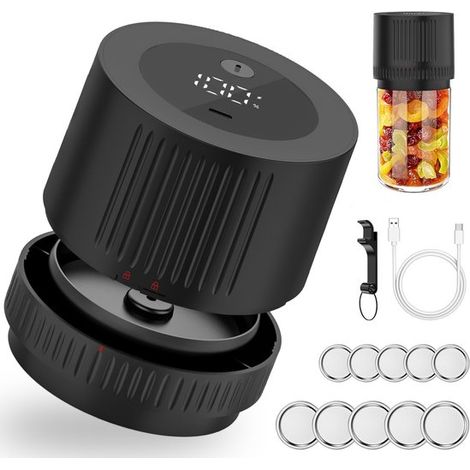 Kit sigillatrice sottovuoto elettrica per barattoli Mason Jar,Conservazione degli alimenti