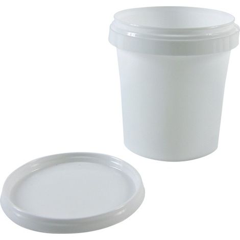 Lot de 10 seaux 365ml avec couvercles pour conservation - Diamètre:95mm