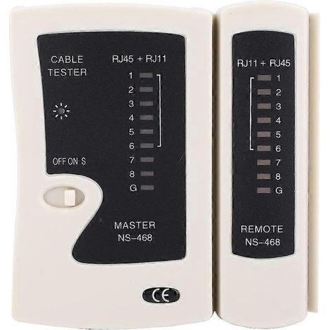 Netzwerkkabeltester RJ45 RJ11 RJ12 LAN-Kabeltester Drahtnetzwerkwerkzeug