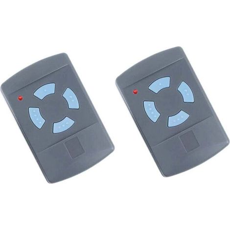 Sdre HSM4 868 MHz Garage Door Remote Control with 4 Buttons, Blue, Replaces Hormann 868 MHz Transmitters HS4 HSM2 HSP4 868 HS1 868 Tubauto HSM4 868 Tubauto HS4 868 Frequency, 2-Pack (1/5)
