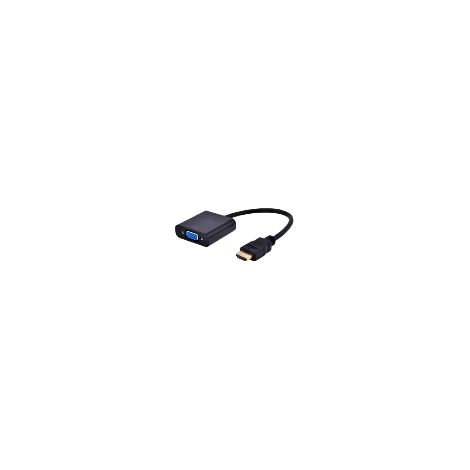 ADAPTADOR GEMBIRD HDMI A VGA HEMBRA CON 3,5MM AUDIO 0,20M