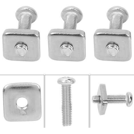 Vis de fixation M5 pour aileron de surf, boulon pour longboard, vis à tête plate (19 mm)