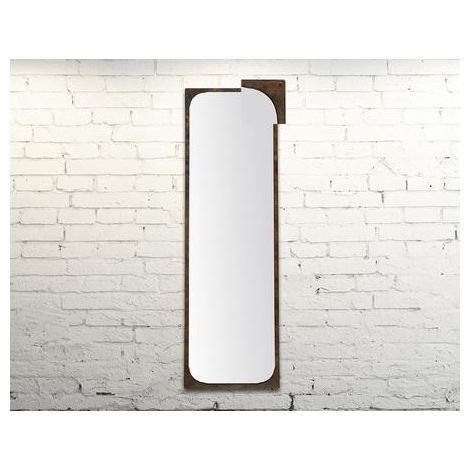 Miroir industriel rectangulaire avec rivets 40x140cm (1/2)