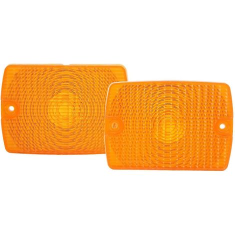Lentille de clignotant avant 56001378, transmission lumineuse renforcée, remplacement pour Jeep Wrangler YJ 198 (1/4)