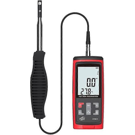 Anémomètre à fil chaud numérique portable GT8616 avec écran LCD