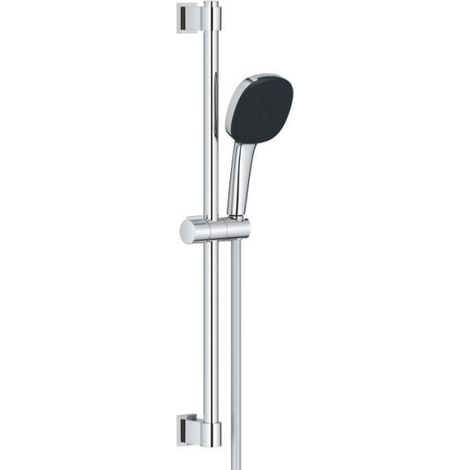 Ensemble de douche avec pommeau 3 jets, barre et flexible - GROHE Vitalio Comfort 110 26096001 - Sélection facile - Economie d' (1/4)