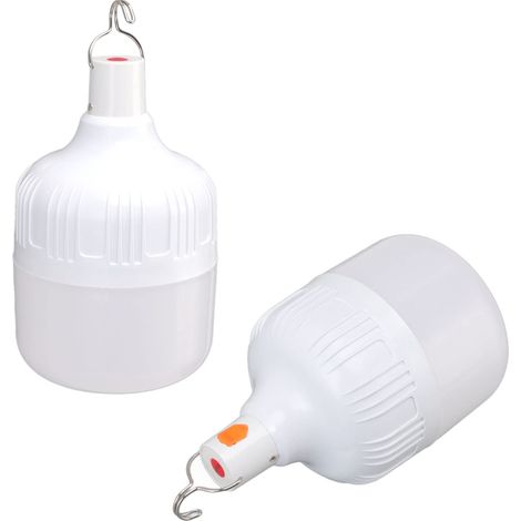 Ampoule LED Rechargeable USB 120W avec Crochet pour étals de marché de Nuit Panne de Courant Domestique (1/5)