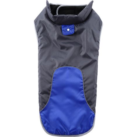 Manteau Chien Polaire Imperméable - Veste Hiver Coupe-Vent Pour Extérieur - Bandes Réfléchissantes - Taille Unique (1/5)
