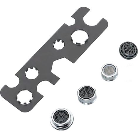 Llave universal de alta resistencia para extraer el aireador del grifo con 4 (1/5)