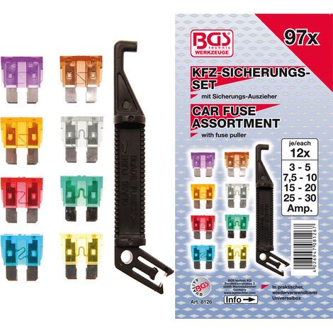 Fusibles a lamelles enfichables assortiment de 97 pieces (1/2)