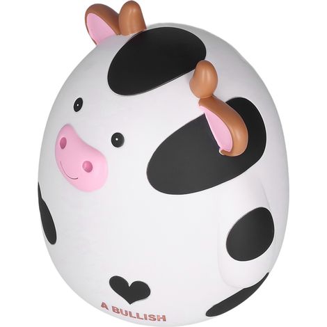 Cette adorable tirelire en forme de cochon de dessin animé possède un joli design et une texture agréable, ce qui la rend adaptée aussi bien aux garçons qu'aux filles. (1/5)