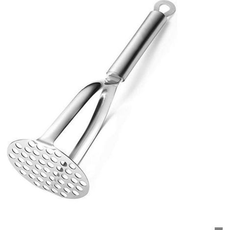 Presse-purée - Acier Inoxydable 304 - Pour Pommes De Terre Navets Bananes Citrouille - 29 cm × 9 cm - 170 g (1/4)