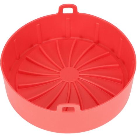 DEESSE SHOP-Denash Revêtement D'autocuiseur, Gril en Silicone, Moule à Pain, Tapis à Gâteau, Marmite à Air pour une Cuisson Pratique dans un Accessoire de Cuisine (rouge) (1/5)