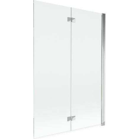 Paroi de douche Mexen Mist 2 volets droit 120 x 150 cm, transparent, chrome - 8A9-120-002-01-00-P (1/5)