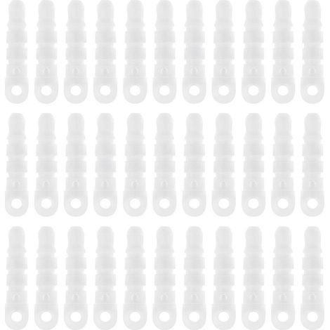 100 bouchons anti-poussière pour écouteurs jack 3,5 mm avec breloque pour téléphone portable, compatibles avec iPhone X/8/7/6s/6 Plus/Air 2/mini 3/Galaxy S8/S7/S6 Edge/LG/Ne (1/4)