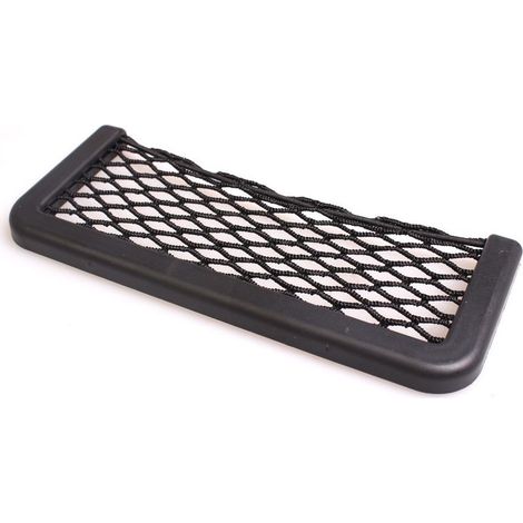 4 Pcs Filet de Rangement Voiture Filet Stockage pour Coffre Voiture Filet Poche de Rangement en Maille avec 2 Grande Taille et 2 Petite Taille, Noir 20/15cm (1/3)