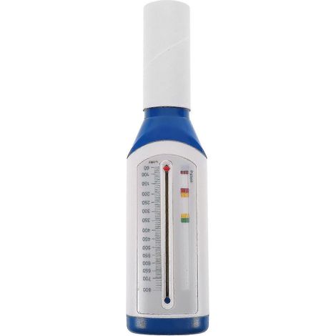 Spiromètre portable, débitmètre de pointe, mesure du débit expiratoire pour le diagnostic de l'asthme et la surveillance de la fonction respiratoire chez l'adulte (1/2)
