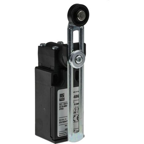 Interrupteur de fin de course RS PRO, Levier à galet réglable, NO/NF, 10A, 400V ( Prix pour 1 ) (1/3)
