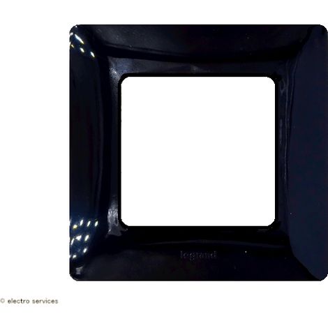 Plaque de finition Niloé Legrand 1 Poste Finition: Onyx