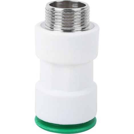 Raccord de tuyauterie fileté mâle 32 mm vers G1 po, raccord rapide droit en plastique (1/5)