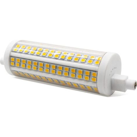 R7S LED 118mm 20W Dimmable 3000LM, Blanc Chaud 3000K, Équivalent à Lampe Crayon Halogène J118 R7S 250W, AC 230V, Ampoule R7S 118 LED Céramique Haute Luminosité pour Studio, 1 pièce (1/4)