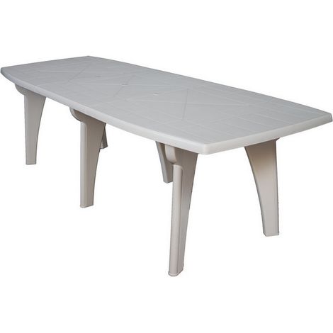 1PZ TAVOLO LIPARI 2 cm. 250x90x72 h col. Bianco