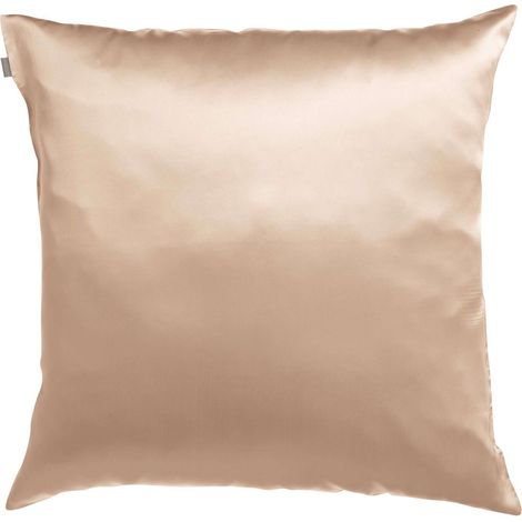 VIVARAISE - Taie d'oreiller en soie Ashley Latte - 65 x 65 cm - Vivaraise (1/4)