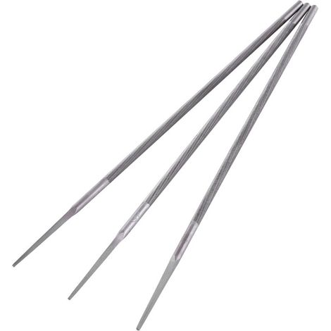 Jeffergarden Lot de 3 limes à chaîne rondes en acier à roulement pour affûtage (4,8 mm)-DOU