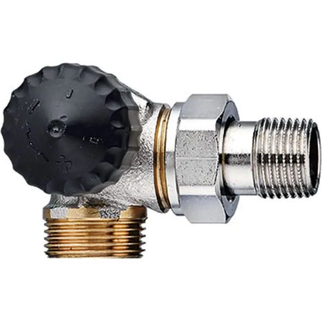 HEIMEIER Corps de vanne thermostatique faible résistance, équerre/gauche, filetage extérieur G3/4, 2343-02.000