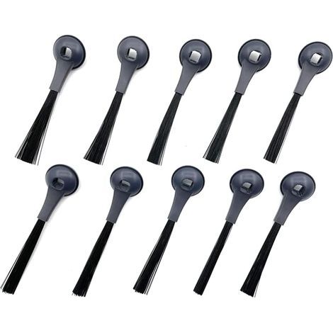 Lot de 10 brosses latérales compatibles avec aspirateurs Shark ION Robot R101AE, RV1001AE, RV1000, AV911S, AV2501AE, RV2502AE (1/5)