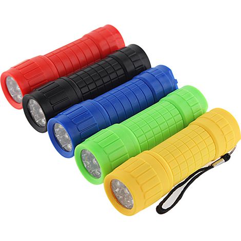 Ensemble de mini lampes torches professionnelles pour une utilisation en extérieur, LED ultra-lumineuse de 100 lumens, couleur aléatoire - Cadeaux de qualité - AquaForge