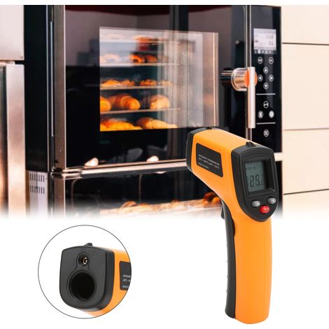 Thermomètre infrarouge industriel haute précision XRCLIF-320, thermomètre infrarouge portable, thermomètre sans contact, pistolet thermique portable, pistolet thermique industriel (1/5)