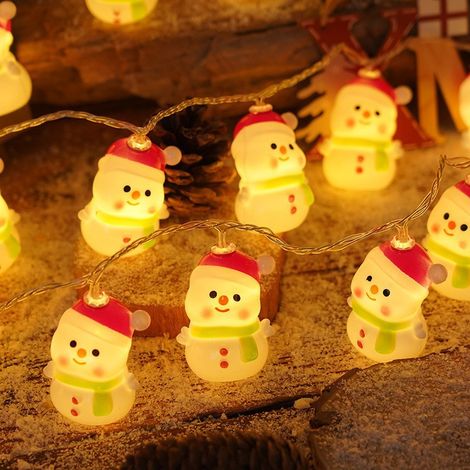 Luci di Natale - Luci a stringa a LED - Luci colorate - Illuminazione natalizia - Ferro battuto - Illuminazione natalizia decorativa