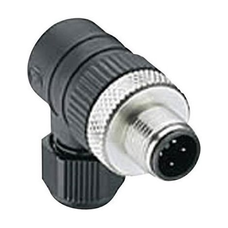 Lumberg Automation 108653 Connettore non confezionato per sensore o attuatore M12 Spina angolata Numero di poli: 4 1 pz