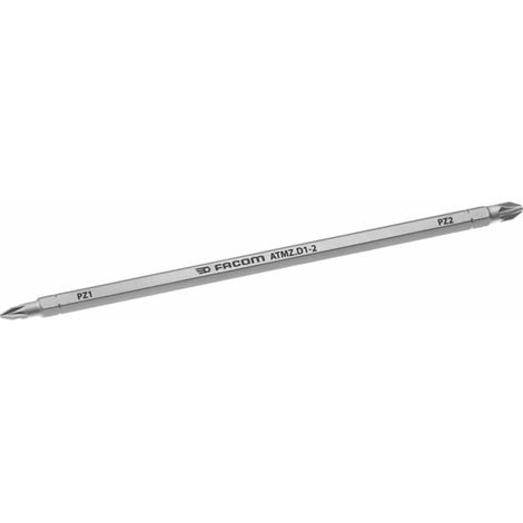 Lame de tournevis réversible Facom, pointe Pozidriv PZ1, PZ2 type Lame de tournevis réversible Non ( Prix pour 1 ) (1/2)