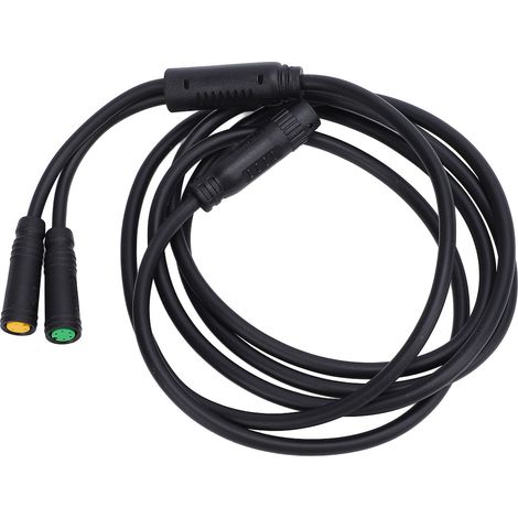 Câble de connexion pour vélo électrique, 1,5 m, résistant à l'eau, avec rallonge pour contrôleur, écran, accélérateur et phare (KT 1T2). (1/5)
