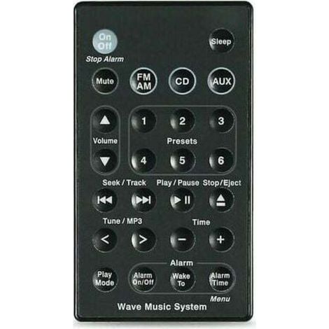 KZQ Remplacement pour Bose Wave système de musique système de son télécommande Awr1b1 Awr1b2 Awrcc1 Awrcc2 Awrcc3 (1/4)