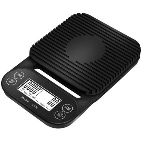 Balance électronique cuisine café infusé à la main balance électronique précision 0.1g (3kg/0.1g) (1/4)